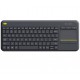 Logitech K400 Plus RF inalambrico QWERTY Ingles Negro 920-007139